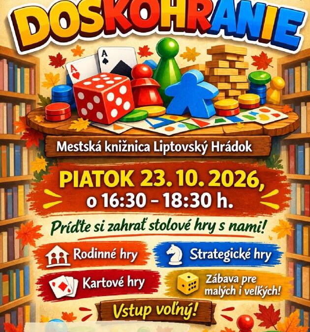 Október prinesie zaujímavé doskohranie v Liptovskom Hrádku