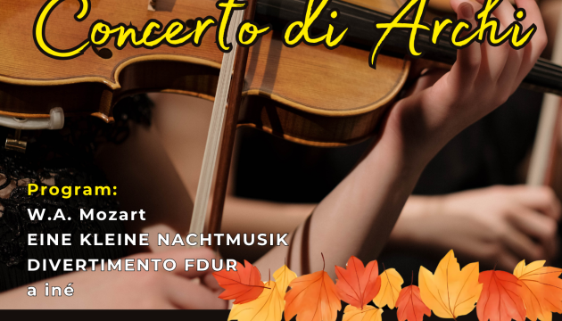 Liptovský Hrádok hostí výnimočný koncert sláčikových nástrojov