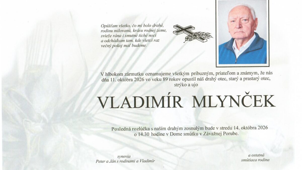 Zomrel Vladimír Mlynček, významná postava ružomberského športu