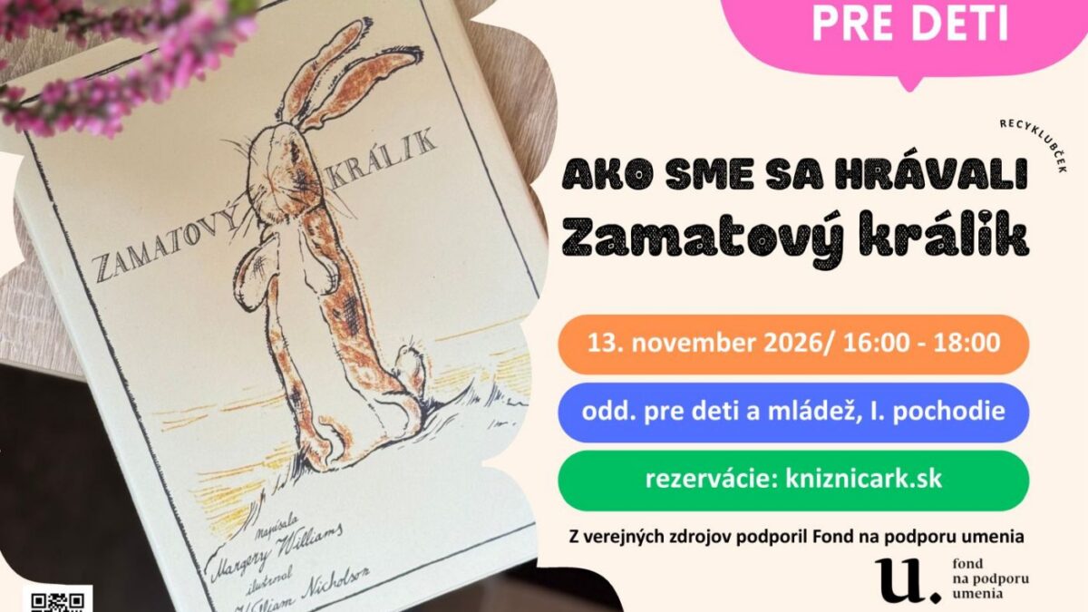 Medzigeneračné podujatie v Ružomberku: Zamatový králik